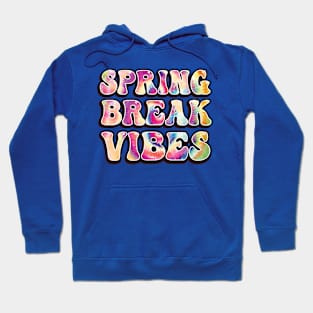 Spring break vibes Squad Colorful Tie Dye Spring Break 2022 Hoodie